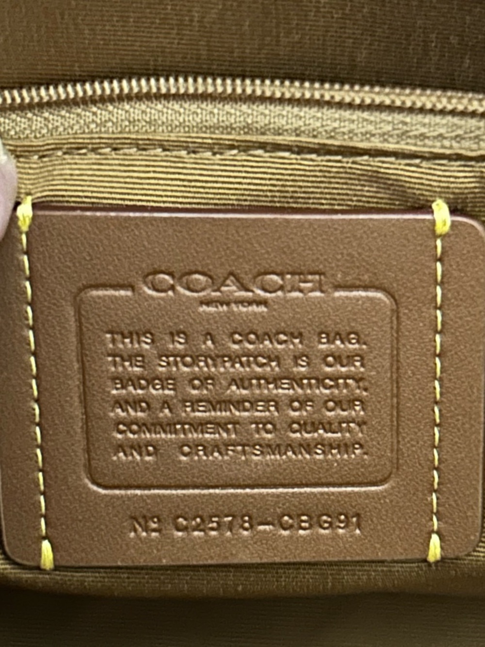 COACH Smith 24 Tote Pebble Leather w/Straw-Webbed Trim Crossbody/Satchel NWT - Picture 7 of 11